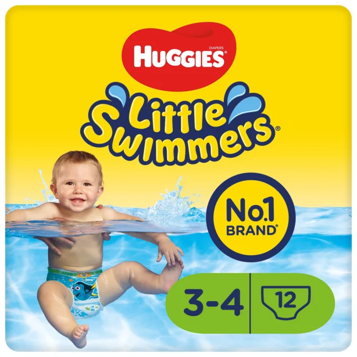 Huggies Little Swimmers Swim Nappies 12pk - Image 1