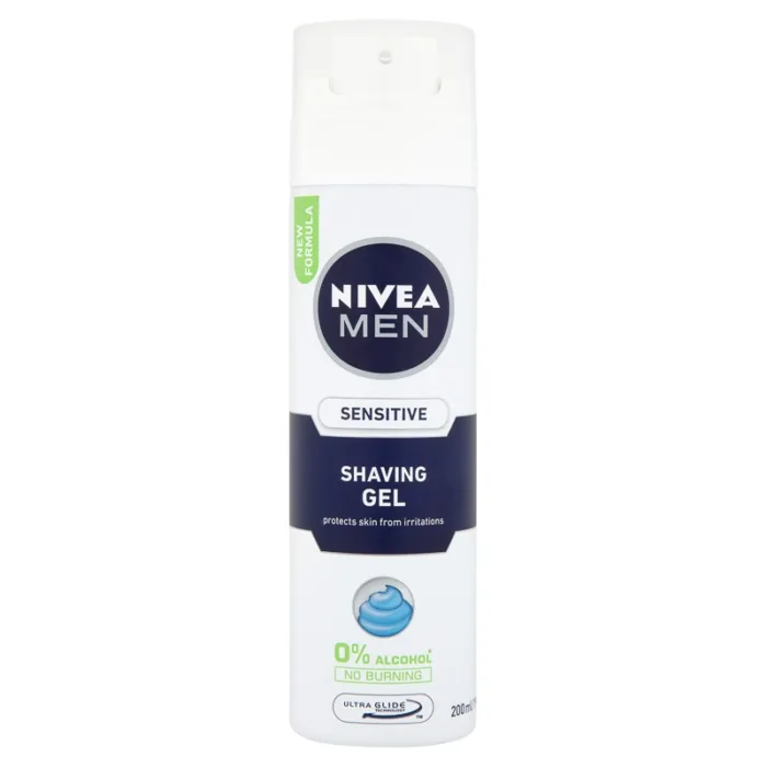 Nivea Men Sensitive Shaving Gel 200ml - Image 1