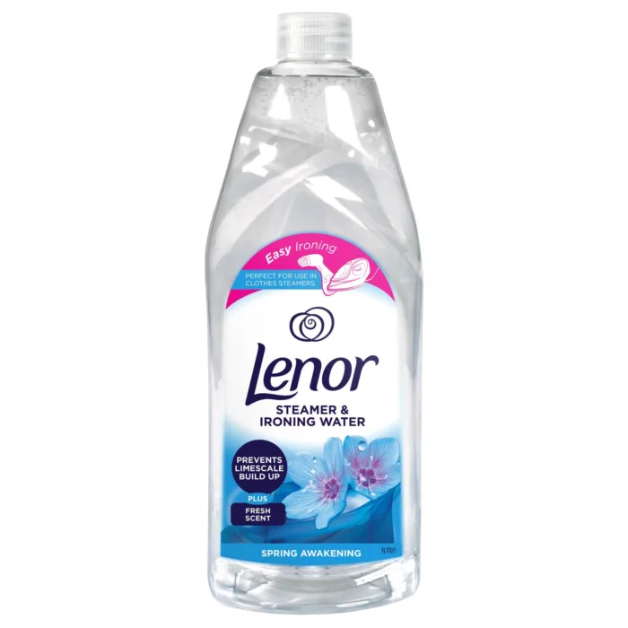 Lenor Steamer & Ironing Water 1L - Spring Awakening - Image 1