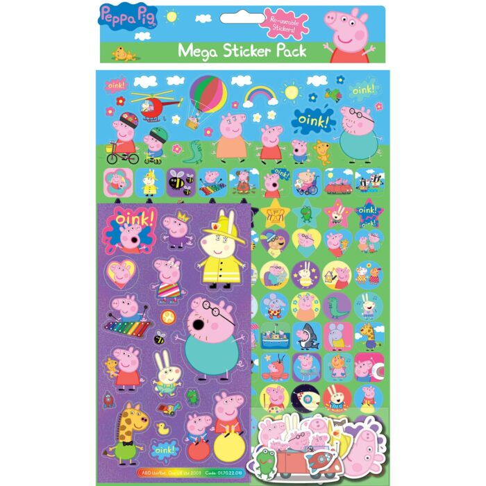 Peppa Pig Mega Sticker Pack - Image 1