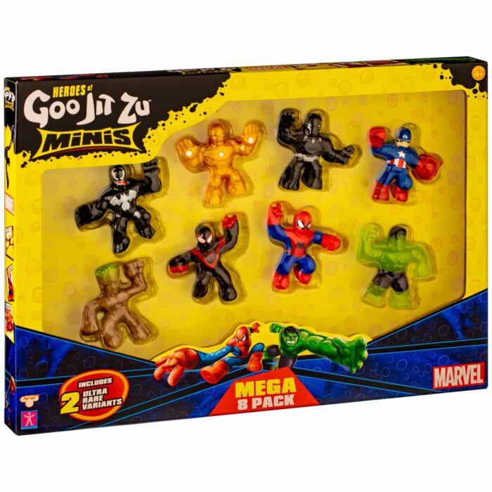 Marvel Heroes of Goo Jit Zu Minis 8pk - Image 1