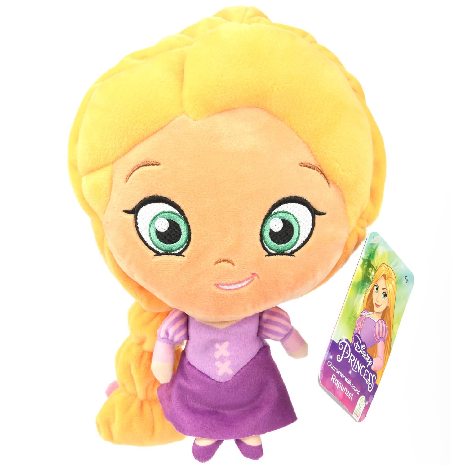 386674-disney-princess-plush-doll-rapunzel-3 Disney Princess Lil Bodz Plush Doll with Sound - Rapunzel - Image 1