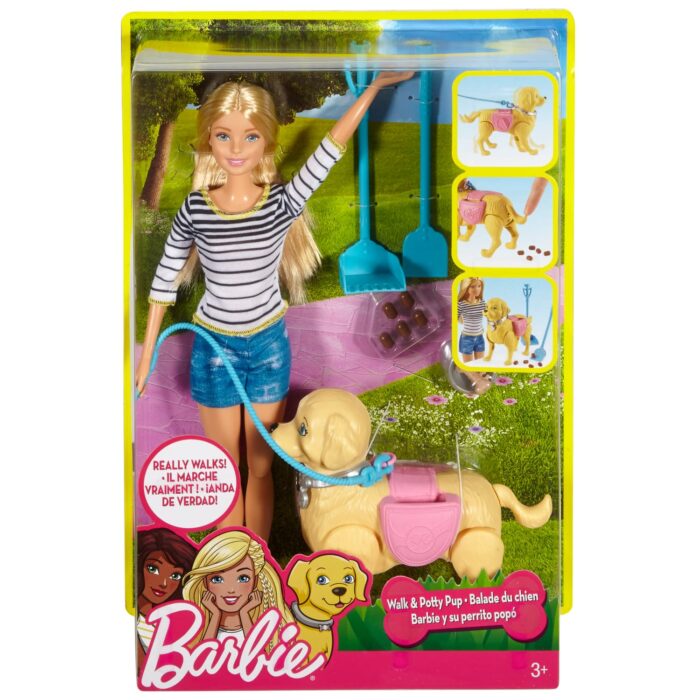 Barbie Walk & Potty Pup - Image 1