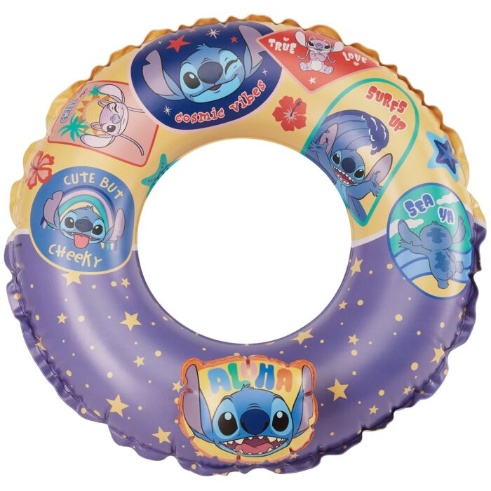 Disney Stitch Inflatable Swim Ring - Image 1