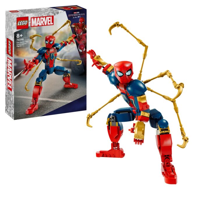LEGO Marvel Iron Spider Man Construction Figure - Image 1