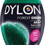 DYLON Washing Machine Fabric Dye Pod for Clothes & Soft Furnishings, 350g - Forest Green