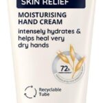 Aveeno Skin Relief Moisturising Hand Cream (1x 75ml), Nourishing Cream to Soothe and Moisturise Very Dry Skin, Enriched Formula for Hydrating Irritable and Dry Hands, with 72-Hour Hydration