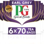 PG Tips Special Blends, Earl Grey Tea Bags Bulk, Refreshing, Light & Citrusy With Bergamot Notes, 6 Packs, 420 Plant Based Biodegradable Teabags