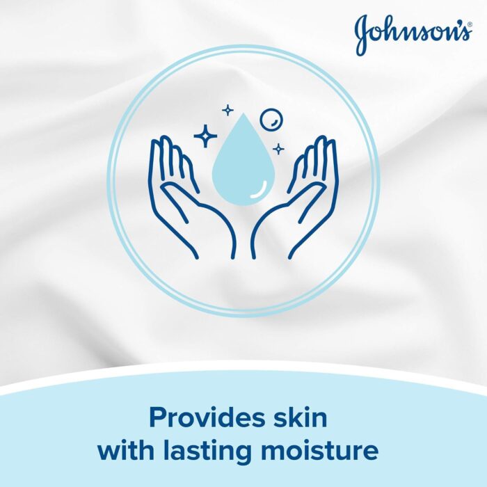 Johnson's Face Care Makeup Moisturising Wipes, Pack of 25 Wipes - Image 3