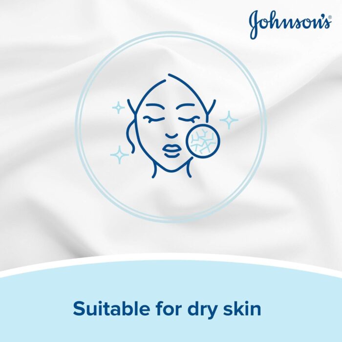 Johnson's Face Care Makeup Moisturising Wipes, Pack of 25 Wipes - Image 4