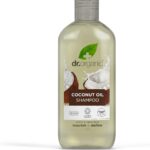 Dr Organic Coconut Oil Shampoo, Normal & Dry Hair, Natural, Vegan, Cruelty-Free, Paraben & SLS-Free, Recyclable & Recycled Ocean Bound Plastic, Certified Organic, 265ml, Packaging may vary