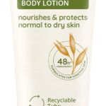 Aveeno Daily Moisturising Body Lotion (1x 200ml), Hydrating Lotion Enriched with Nourishing Colloidal Oatmeal, Gentle Body Moisturiser Suitable for Sensitive and Dry Skin