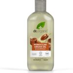 Dr Organic Moroccan Argan Oil Shampoo, Revitalising, Natural, Vegan, Cruelty-Free, Paraben & SLS-Free, Recyclable & Recycled Ocean Bound Plastic, Certified Organic, 265ml, Packaging may vary