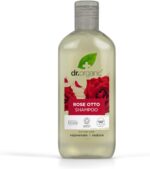 Dr Organic Rose Otto Shampoo, Restoring, Mens, Womens, Natural, Vegan, Cruelty-Free, Paraben & SLS-Free, Recyclable & Recycled Ocean Bound Plastic, Certified Organic, 265ml, Packaging may vary