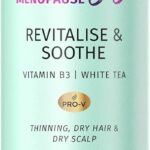 Pantene Revitalize & Soothe Menopause Shampoo, Hair Thickening Shampoo, 250ml, For Dry Hair And Scalp, Helps densify Thinning Hair, Vitamin B3 & White Tea, Hair Thickening Products For Women