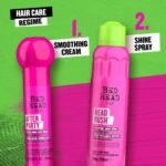 Bed Head by TIGI | After Party Smoothing Hair Cream | Professional Anti Frizz Hair Products To Leave Hair Silky And Shiny | For Frizzy, Dull or Coarse Hair | 100ml - Image 4