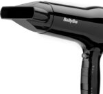 BaByliss Power Smooth Hair Dryer, Powerful and Lightweight, 2400W Fast Drying, Ionic for Frizz-Control, 3 Heat & 2 Speed Settings Plus Cool Shot, Black, 5736CU - Image 5