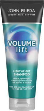 John Frieda Volume Lift Lightweight Shampoo 250 Ml, Shampoo Flat, Fine Hair, Bouncy Hair Shampoo - Image 6