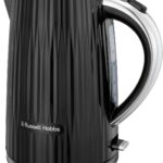 Russell Hobbs Electric Kettle (Hot Water, Tea or Coffee, 1.7L, Push to open lid, Perfect pour spout, Removable washable filter, Illuminated switch, Chrome accents, 3000W)