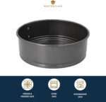 MasterClass 20 cm Springform Cake Tin with PTFE, PFOA and BPA Free Non Stick, Robust 1mm Thick Carbon Steel and Loose Base, 8 Inch Round Pan, Grey - Image 2