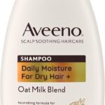 Aveeno hydrating oat milk scalp soothing shampoo for dry hair 300ml