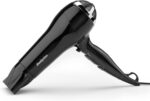 BaByliss Power Smooth Hair Dryer, Powerful and Lightweight, 2400W Fast Drying, Ionic for Frizz-Control, 3 Heat & 2 Speed Settings Plus Cool Shot, Black, 5736CU - Image 3