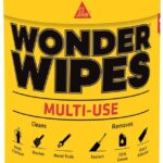 SIKA - Wonder Wipes Multi-Use Cleaning Wipes for the Building Trade - Specially Formulated to Clean Hands, Tools and Surfaces - 100 Wipes