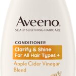 Aveeno Clarify and Shine Apple Cider Vinegar Scalp Soothing Conditioner for all Hair Types 300ml