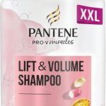 Pantene Biotin & Rose Water Hair Thickening Shampoo, Lift 'n' Volume, 1l, Silicone Free Volume Shampoo