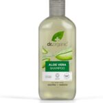 Dr Organic Aloe Vera Shampoo, Soothing, All Hair Types, Natural, Vegan, Cruelty-Free, Paraben & SLS-Free, Recyclable & Recycled Ocean Bound Plastic, Certified Organic, 265ml, Packaging may vary