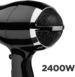 BaByliss Power Smooth Hair Dryer, Powerful and Lightweight, 2400W Fast Drying, Ionic for Frizz-Control, 3 Heat & 2 Speed Settings Plus Cool Shot, Black, 5736CU - Image 8