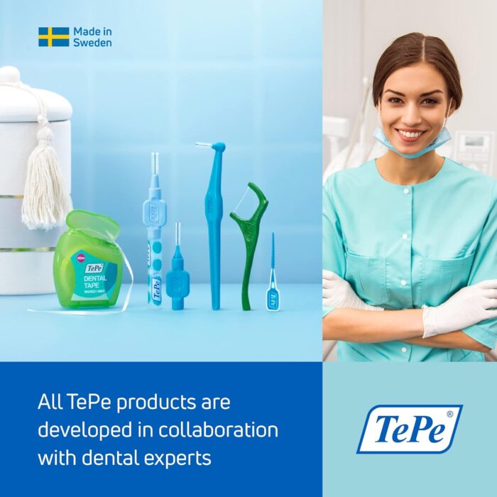 Tepe Angle Interdental Brush 0.6 mm 25 Pack Blue - Image 6