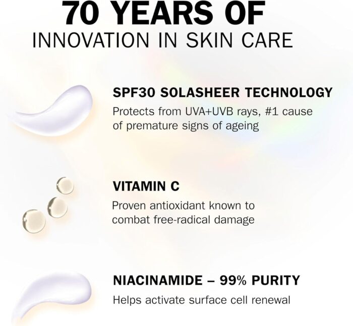 Olay Vitamin C Face Moisturiser Day Cream SPF 30, Skincare with Niacinamide 99% Purity Brightening Skin Care: Anti-Dark Spot Action, Evens, Hydrates Non-Greasy, Non-Sticky 50ml - Image 8