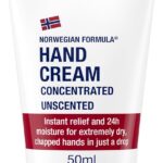 Neutrogena Norwegian Formula Concentrated Unscented Hand Cream with Glycerin and Vitamin E (1x 50ml), Immediate and Lasting Relief from Dry Skin and Chapped Hands. Perfect for Christmas Gifting.