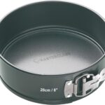 MasterClass 20 cm Springform Cake Tin with PTFE, PFOA and BPA Free Non Stick, Robust 1mm Thick Carbon Steel and Loose Base, 8 Inch Round Pan, Grey