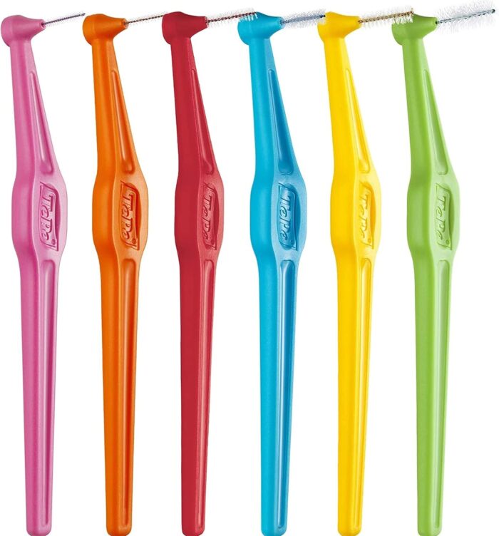 Tepe Size 2 0.5 mm Interdental Brush Angle - Pack of 6, Total 60 - Image 5