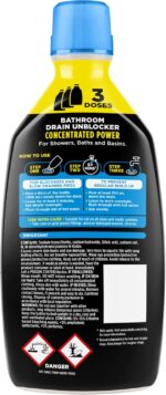 Buster Bathroom Drain Unblocker 900ml – Fast-Acting Plughole and Sink Unblocker, Clears Blockages & Slow-Draining Water - Image 6