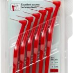 Tepe Size 2 0.5 mm Interdental Brush Angle - Pack of 6, Total 60