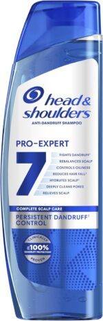 Head & Shoulders Anti-Dandruff Shampoo Pro-Expert 7 Persistent Dandruff Control 300ml. Fights 7 Scalp Issues for Complete Scalp Protection, Clinically Proven to Fight Even the Toughest Dandruff