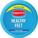 O'Keeffe's Healthy Feet Value Size Jar, 180g – Foot Cream for Extremely Dry, Cracked Feet | Instantly Boosts Moisture Levels, Creates a Protective Layer & Prevents Moisture Loss