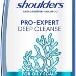 Head & Shoulders Deep Cleanse Scalp Detox Anti-Dandruff Shampoo - With Sea Minerals - Up to 100% Dandruff Free - 300ml