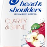 Head & Shoulders Clarify & Shine Anti Dandruff Shampoo 800ml, Daily Use Clarifying Shampoo, Up to 100% Dandruff Protection, Clinically Proven, Gently Purifies Scalp and Hair, With Apple Cider Vinegar