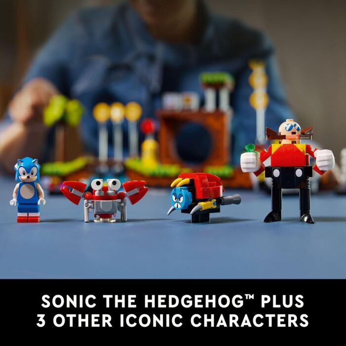 LEGO Ideas Sonic the Hedgehog – Green Hill Zone 21331 Building Kit; Nostalgia Gift for Yourself, Any Millennial Sonic the Hedgehog Fan or Lover of 1990s Computer Game Memorabilia (1,125 Pieces) - Image 3