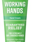 O'Keeffe's Working Hands, 80ml Tube - Hand Cream for Extremely Dry, Cracked Hands | Instantly Boosts Moisture Levels, Creates a Protective Layer & Prevents Moisture Loss
