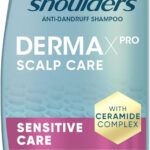 Head & Shoulders DermaXPro Sensitive Care Anti Dandruff Shampoo 300ml with Manuka Honey and Ceramide Complex. Gently Moisturises Dry Scalp and Helps Reinforce the Skin Barrier for Flake-Free Hair