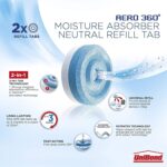 UniBond AERO 360° Moisture Absorber Neutral Refill Tab, ultra-absorbent and odour-neutralising, for AERO 360° Dehumidifier, Condensation Absorbers, 450 g ( Pack of 4) - Image 6