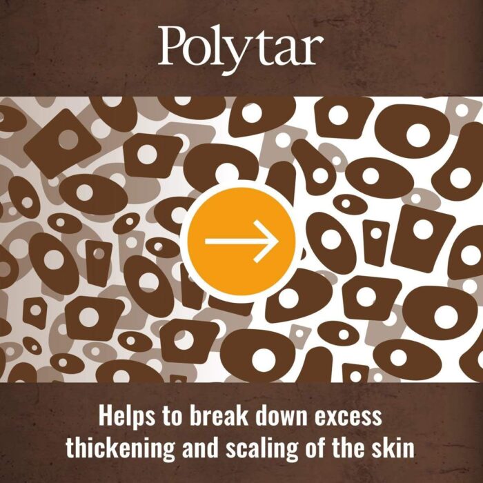Polytar Scalp Shampoo, For Scalp Conditions, Reduces Itching, Inflammation and Scales, Shampoo Treats Psoriasis, Seborrhoeic Dermatitis, Eczema and Dandruff, Contains Coal Tar Solution, 1 x 150ml - Image 4