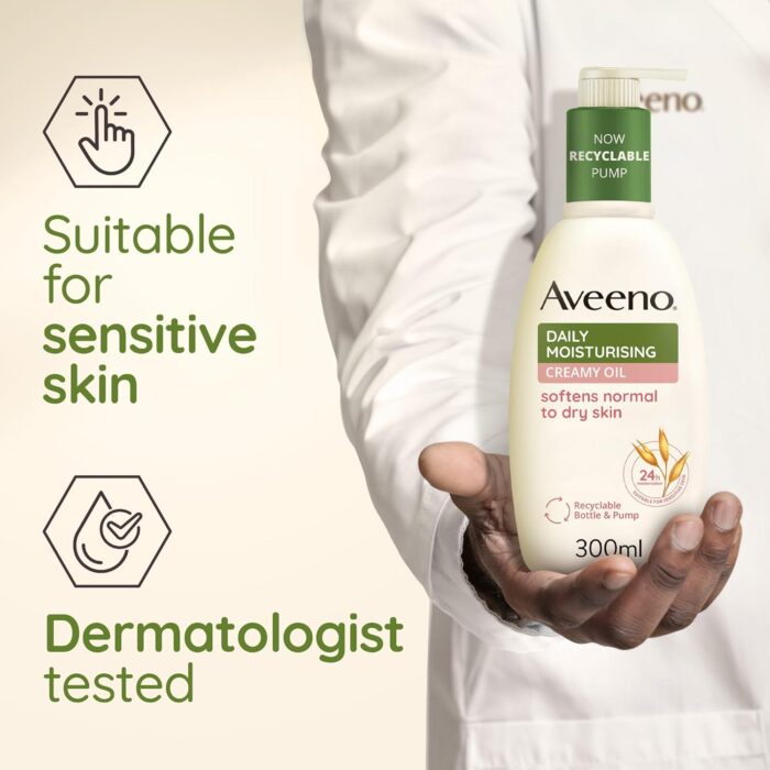 Aveeno Daily Moisturising Creamy Oil 300 ml - Image 3