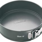 MasterClass Non-Stick Quick-Release Springform Cake Tin with Loose Base, Carbon, Grey, 23 cm