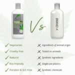 Dr Organic Hemp Oil Rescue Shampoo, Restoring, Mens, Womens, Natural, Vegetarian, Cruelty-Free, Paraben & SLS-Free, Organic, 265ml, Packaging may vary - Image 3